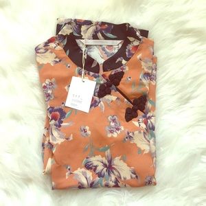 Zara oriental Kimono Blouse